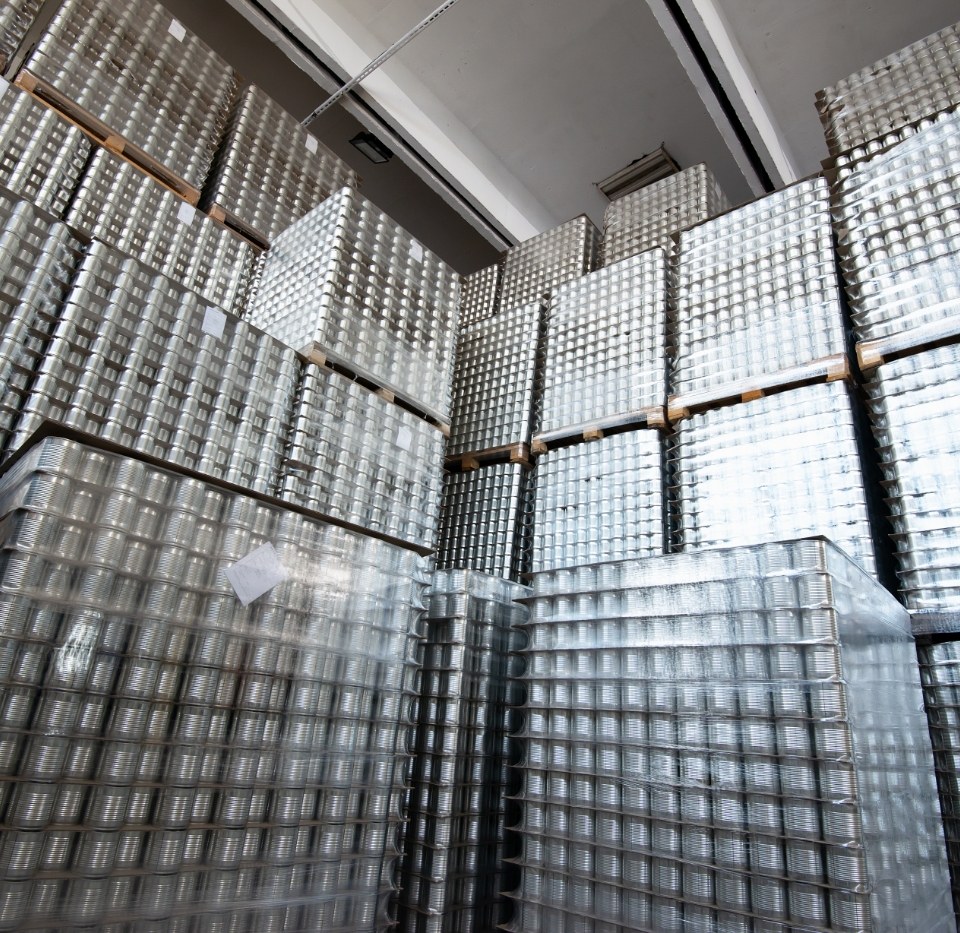 Empty containers